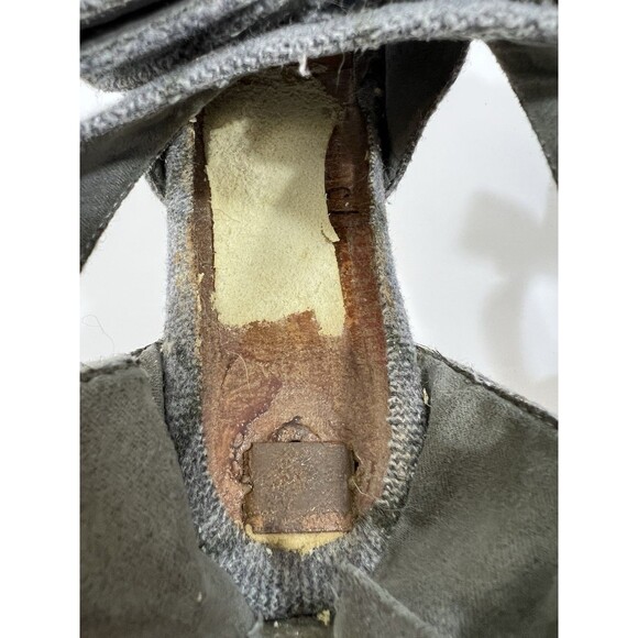 Joyfolie Girls Size 13 Bow Booties In London Fog, Gray Plaid! - Picture 7 of 9